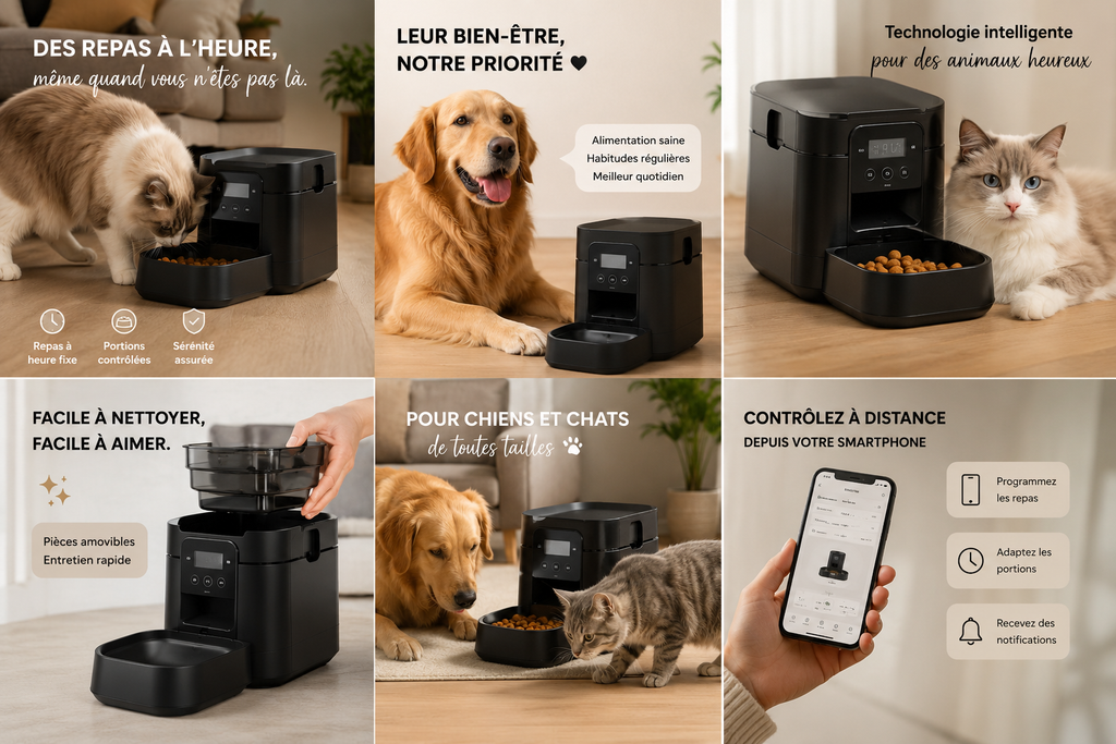 CrokiPet 2L – Distributeur Automatique WiFi pour Chien & Chat