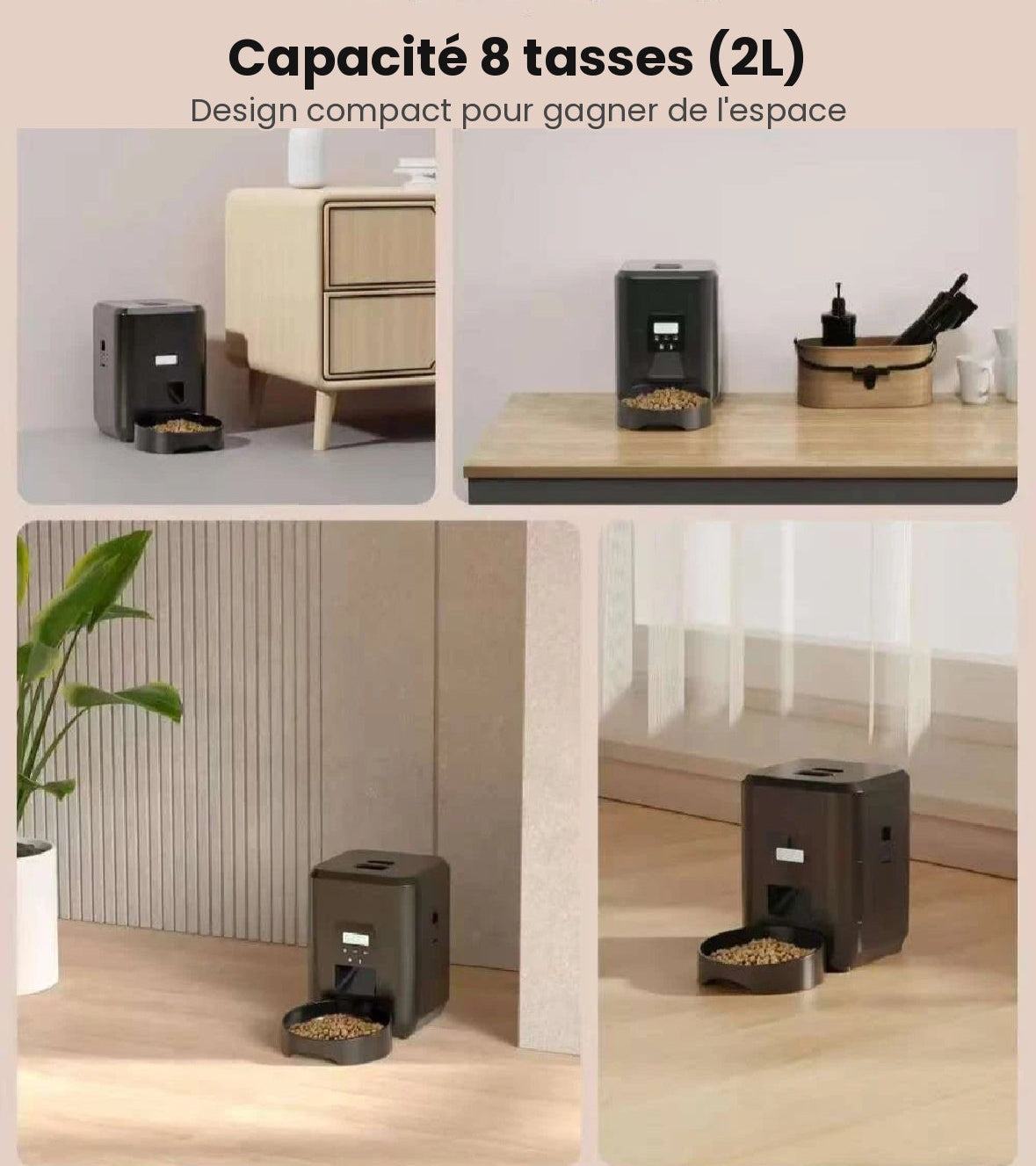 CrokiPet 2L – Distributeur Automatique WiFi pour Chien & Chat