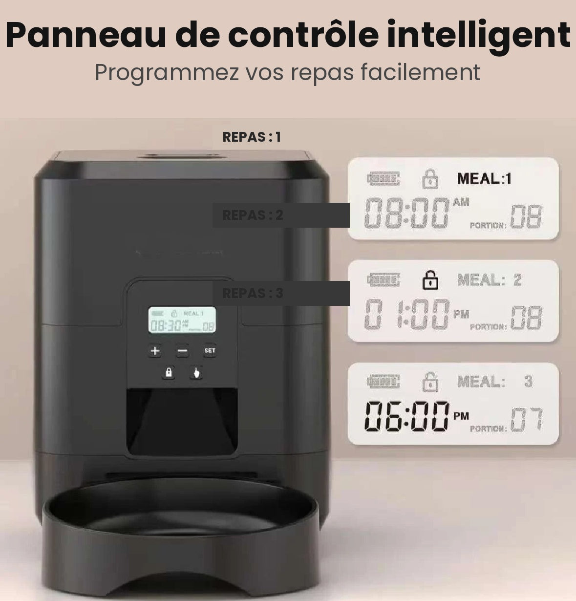 CrokiPet 2L – Distributeur Automatique WiFi pour Chien & Chat
