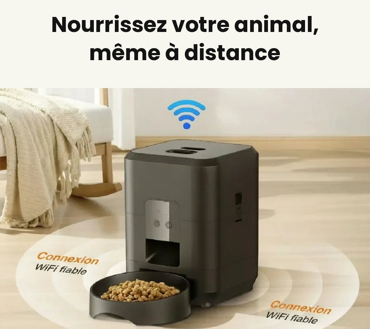 CrokiPet 2L – Distributeur Automatique WiFi pour Chien & Chat