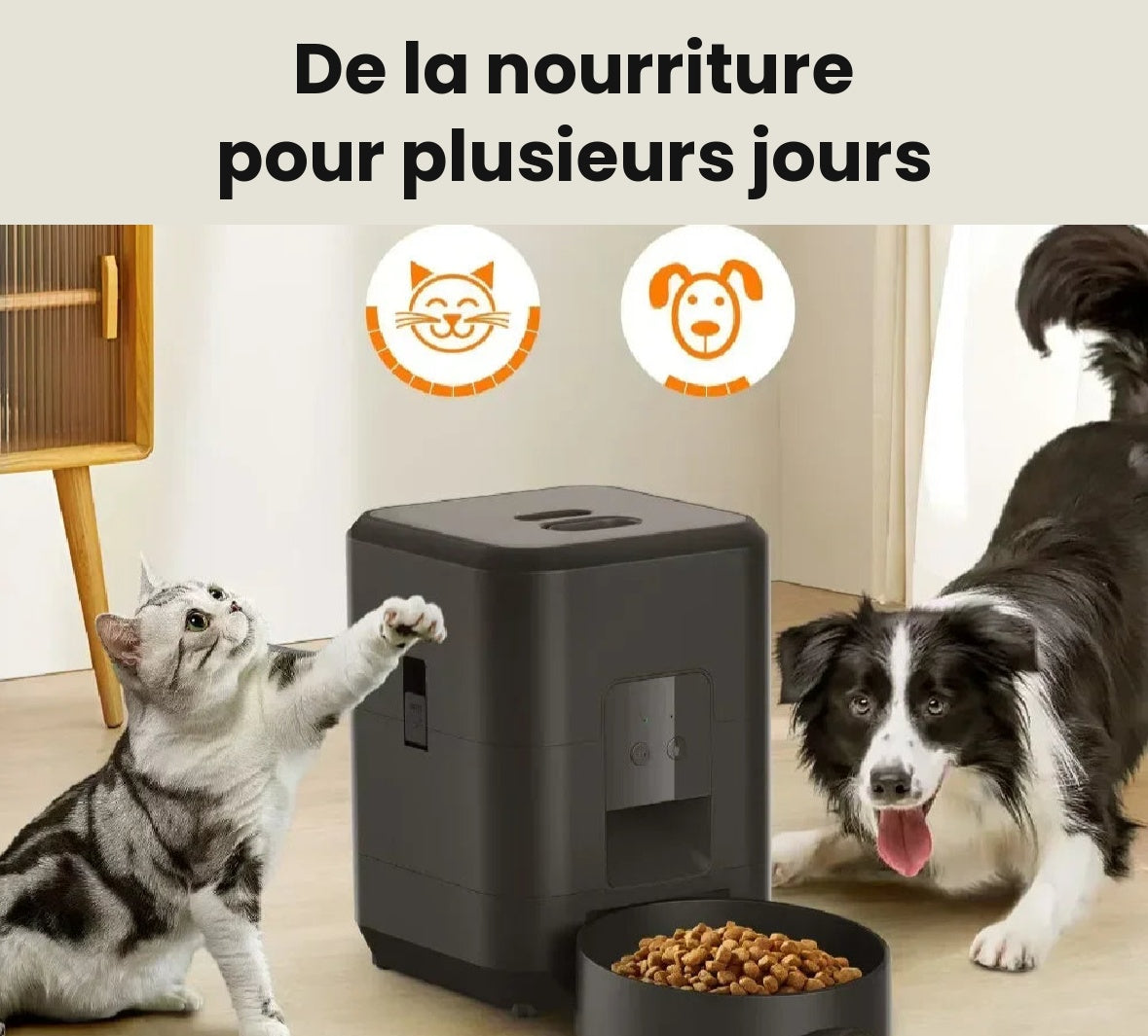 CrokiPet 2L – Distributeur Automatique WiFi pour Chien & Chat